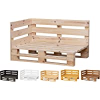 Los mejores  - Chaise Longue Sofa PALETS Lijado Y Cepillado Interior-Exterior Nuevo Sillon PALETS-Sofa para Patio (60cm X 60cm- Acabado…